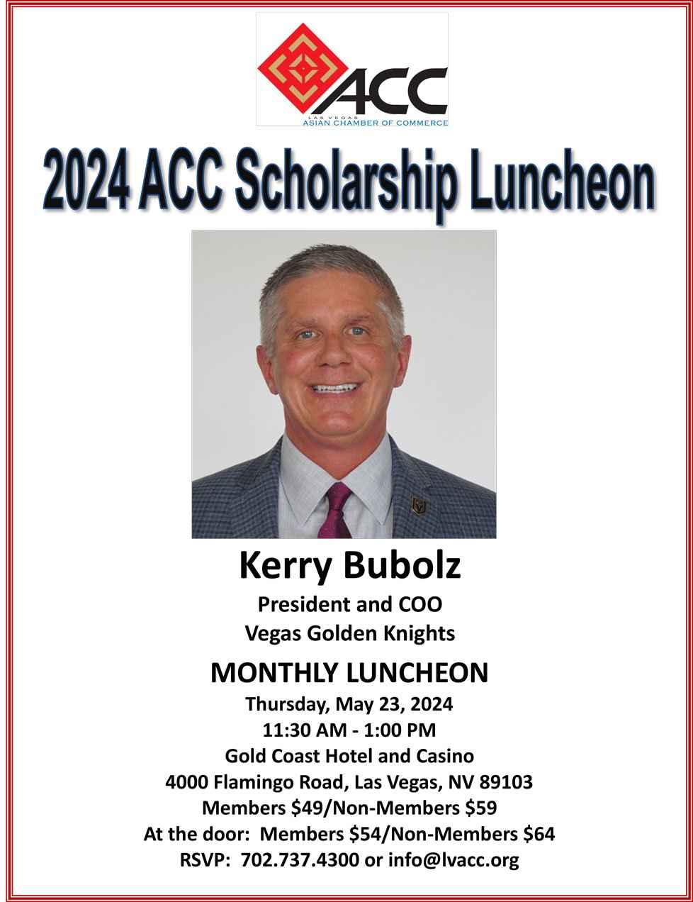 May 2024 Luncheon Flyer