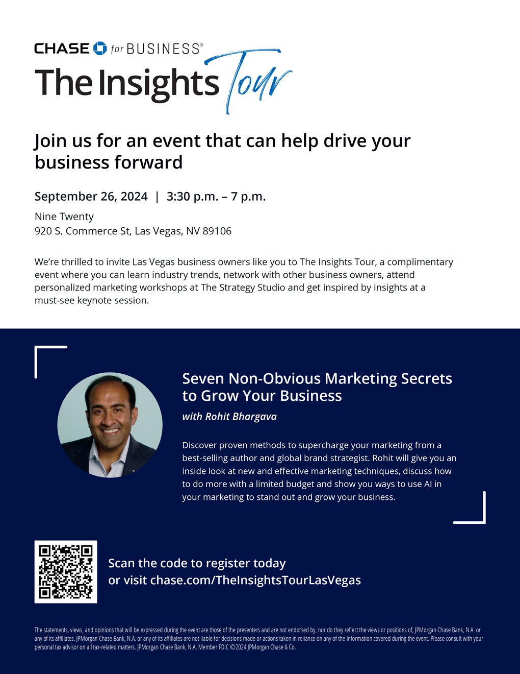 The Insights Tour Invite - Las Vegas Print