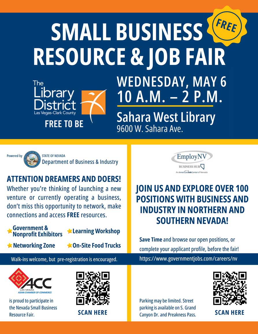 NEVADA SMALL BUSINESS RESOURCE FAIR English