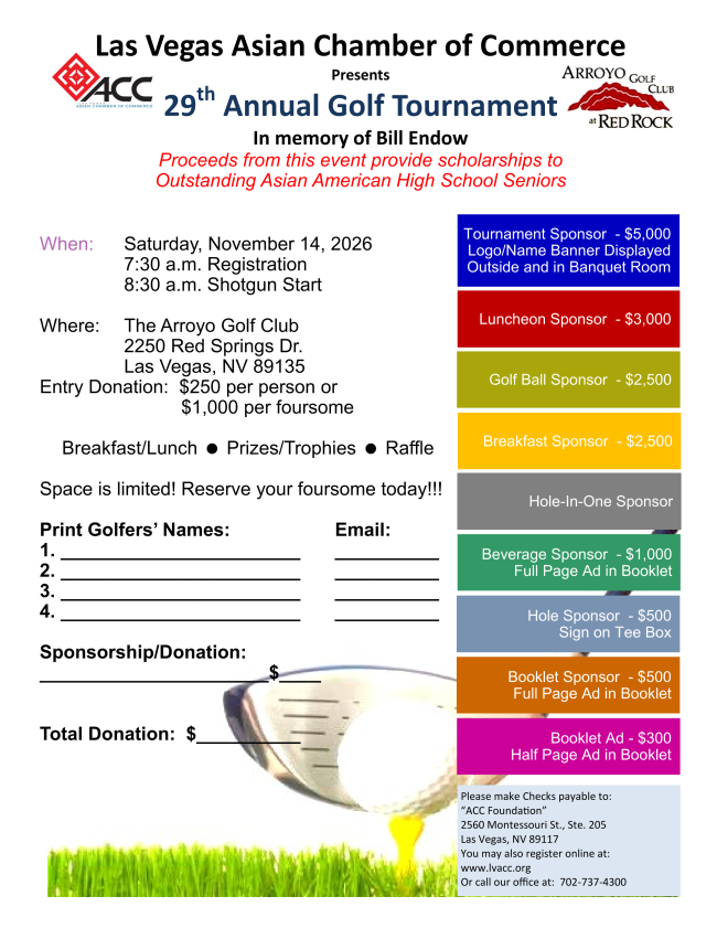 29th Annual ACC Golf Tournament